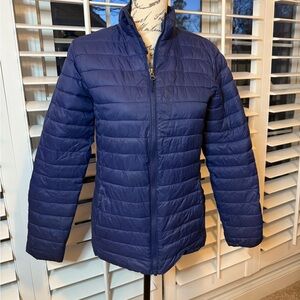 Lands' End Navy Jacket. Size XL